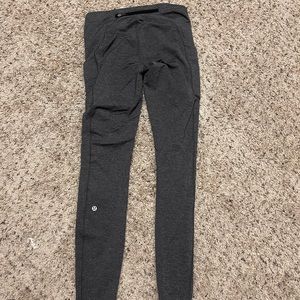 Grey Lululemon Speed Up Tight Leggings